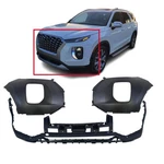 Bumper Cover Front Kit For 2020-2022 Hyundai Palisade W/park Hls HY1015115. Fixed Price $404.11.