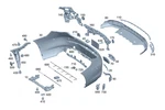Genuine Mercedes-benz Cover Flap 236-885-71-01. Fixed Price $15.95.