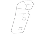 Genuine Honda Bumper Protection Pad 71592-TVA-A00. Fixed Price $14.14.