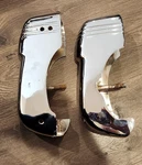 One Pair Buick Rear New Chrome Plated Bumper Guards 1946 To 1948 All Series.,. Fixed Price $395.00.