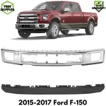 Front Bumper Face Bar Chrome Steel & Lower Valance Kit 2015-2017 Ford F-150. Fixed Price $420.00.