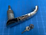 1949 Mercury Meteor Custom Deluxe Nos Trunk Lid Luggage Compartment Door Handle. Fixed Price $399.00.