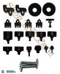 1971 Challenger Body Bumper Kit Mopar Lic'd Rubber Stops Door Trunk Hood Dodge. Fixed Price $39.99.