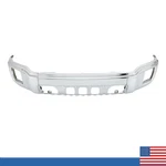 Front Bumper Face Bar For Gmc Sierra 1500 Steel W/ Fog Holes Chrome Us. Fixed Price $269.99.