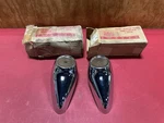 Nos 1961-62 Ford Galaxie Front Bumper Guards C1AB-17A810-A C1AB-17A811-A Fomoco. Fixed Price $800.00.