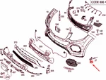 Mb Ml W166 Front Bumper Bracket, Right, Wheel Cover, A1668855414. Fixed Price $17.56.