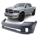 Primed Front Bumper Cover For 2013-2018 Dodge Ram 1500 Sport & Express. Fixed Price $151.59.