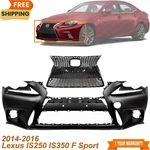 Front Bumper Cover Primed & Grille Kit For 2014-2016 Lexus IS250 IS350 Sport. Fixed Price $351.10.