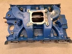 Edelbrock 427 Ford Fe 390 428 Aluminum Barrel Intake Dual Plane. Fixed Price $450.00.