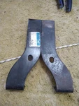 C1 Corvette 58-62 Front Outer Bumper Brackets Braces Pair Gm 1958-1962. Fixed Price $189.00.