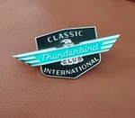 Ctci Classic Thunderbird Club Badge Grill Plaque Emblem Nos Tbird Ford Part. Fixed Price $79.00.