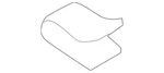 Genuine Audi Grille Clip 8L9-612-519-A. Fixed Price $10.88.