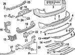 Genuine Audi Upper Guide 4M8-807-393. Fixed Price $50.05.