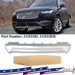 31353383 For Volvo XC90 2016-2019 Silver Front Lower Bumper Cover Shield Valance. Fixed Price $39.99.