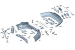 Genuine Mercedes-benz Bumper Lateral Support 297-880-58-04. Fixed Price $153.54.