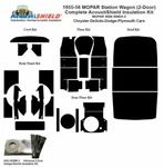 1955 1956 Mopar Dodge Chrysler Plymouth Desoto Station Wagon Insulation Kit. Fixed Price $1080.27.