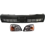 Bumper Cover + Headlight Set Halogen For 2003 Cadillac Deville Base Dhs. Fixed Price $503.12.