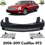Front Bumper Cover Primed Plastic & Fog Lights Kit For 2006-2011 Cadillac Dts. Fixed Price $499.00.