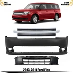 Front Bumper Cover Primed Plastic & Grille Assembly Kit 2013-2019 Ford Flex. Fixed Price $450.00.