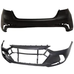 Pair Bumper Cover Fascias Set Of Front & Rear For Hyundai Elantra 2017-2018. Fixed Price $603.96.