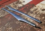 Pair 1950S Pontiac Door Stainless Sharkfin Trim Left Right 2DR Chieftain Chevy. Fixed Price $339.00.