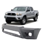 Primed Front Bumper Cover Fascia For 2012-2015 Toyota Tacoma Pickup Base. Fixed Price $132.93.