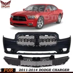 Front Bumper Cover Fascia & Grille Assembly Kit For 2011-2014 Dodge Charger. Fixed Price $251.89.