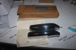 Nos Ford Full Size Mercury Rear Bumper Guard Pair D2AZ-17984-A Hardware. Fixed Price $44.79.