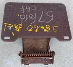 Ford Thunderbird Rear Back Bumper License Plate Support Bracket 1958-1960 Oem. Fixed Price $125.00.
