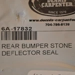 1942-48 Ford Car Rear Bumper Stone Deflector Seal 6A-17832. Fixed Price $11.61.
