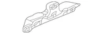 Genuine Mitsubishi Bumper Bracket 6410D387. Fixed Price $41.82.