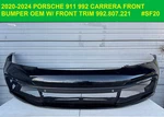 2020-2024 Porsche 911 Carrera Front Bumper Oem Original 992807221 W/ Trim. Fixed Price $699.50.