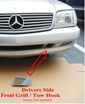 Mercedes R129 1997-02 Amg Front Tow Hook Cover Grill Drivers Left Side New. Fixed Price $267.00.