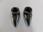 Nos Oem Ford 1961 1962 Galaxie Front Bumper Guards Chrome Trim Pair. Fixed Price $659.00.