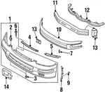 Genuine Nissan Upper Retainer Bolt 08363-6161G. Fixed Price $11.23.