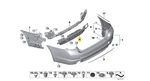 Bmw Series G30 Rear Lower Reinforcement Bumper 51127387296 No Duty To. Fixed Price $197.27.