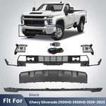Front Lower Bumper Cover Kit For 2020-2023 Chevy Silverado 2500 3500 Black. Fixed Price $399.99.