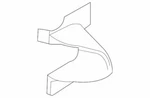 Oem New 11-13 Ford Fiesta Sedan Air Deflector Upper Radiator Support AE8Z8310B. Fixed Price $58.51.