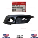 Genuine Front Bumper Filler Cover Right Passenger Side 2016-2018 Honda Civic. Fixed Price $35.08.
