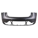 New Capa Unpainted Rear Bumper Cover With Six Park Assist Sensor Holes.. Fixed Price $377.33.