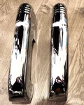 One Pair Buick Front New Chrome Plated Bumper Guards 1946 To 1948 1949 40 Series. Fixed Price $459.00.