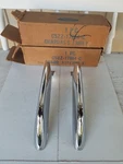 1965-1966 Shelby Mustang Nos Chrome Rear Bumper Guards (mint Pair) C5ZZ-17984-C. Fixed Price $225.00.