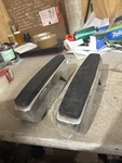 1972-1985 Dodge W Truck Ramcharger Front Guards Bumperetts. Fixed Price $150.00.