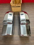 1952-53 Mercury Front Bumper Guards Pair Nos Ford 1123. Fixed Price $119.99.