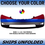 New Choose Your Color Painted Front Bumper Cover For 2011-2017 Toyota Sienna. Fixed Price $459.93.