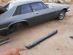 1982-91 Jaguar Xjs Hardtop Rear Bumper Cover Black Rubber BAC1151 Used Look. Fixed Price $129.50.
