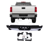 Chrome Rear Step Bumper Assembly W/ For 2015-2019 Silverado Sierra 2500HD 3500HD. Fixed Price $227.99.