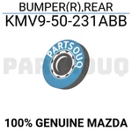 KMV950231ABB Genuine Mazda Bumper(r),rear KMV9-50-231ABB. Fixed Price $33.14.