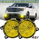 New Pair Of Yellow Fog Lights Lamps Front Bumper Ford Explorer 2011-2015 Us. Fixed Price $34.82.