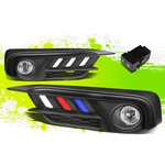 3-STRIP Fog Light Lamps W/switch+bulb For Honda Civic 2/4-DR Lx Ex 16-17 3-COLOR. Fixed Price $83.00.